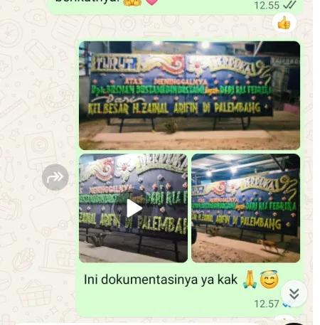 Pengiriman Papan Bunga Duka Keranggan
