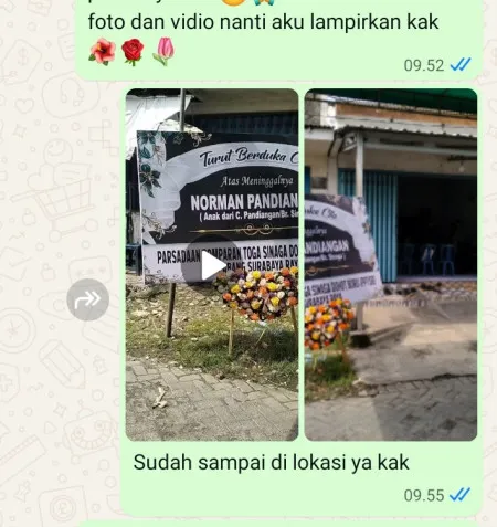 Pengiriman Karangan Bunga Keranggan